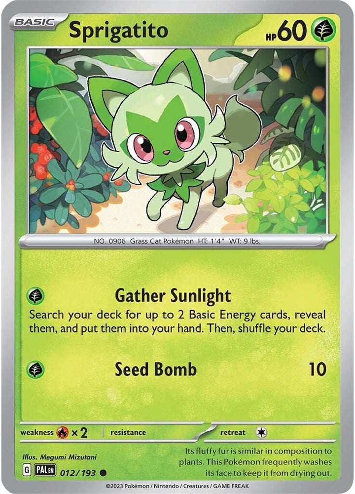 Sprigatito (012/193) [Scarlet & Violet: Paldea Evolved]