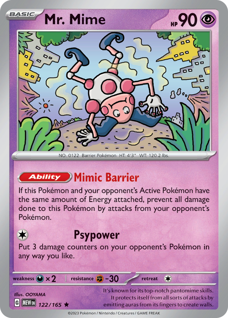 Mr. Mime (122/165) [Scarlet & Violet 151]