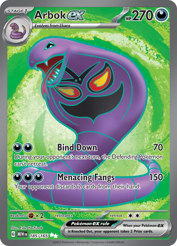 Arbok ex (185/165) [Scarlet & Violet 151]