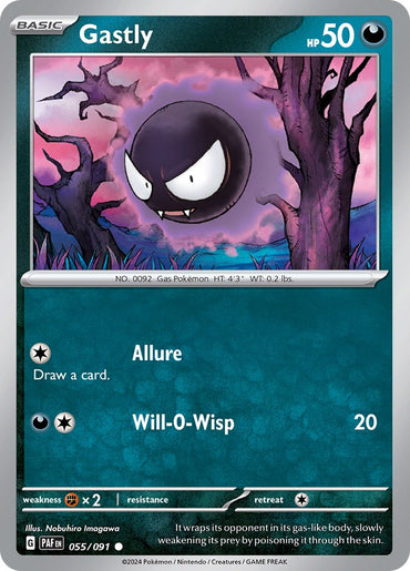 Gastly (055/091) [Scarlet & Violet: Paldean Fates]