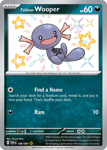 Paldean Wooper (180/091) [Scarlet & Violet: Paldean Fates]