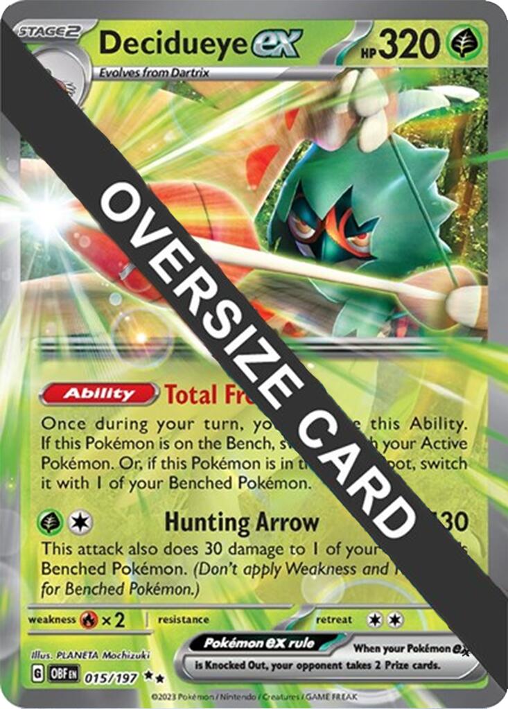 Decidueye ex (015/197) (Jumbo Card) [Miscellaneous Cards]