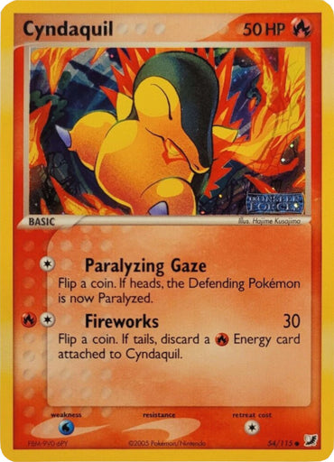 Cyndaquil (54/115) (Stamped) [EX: Unseen Forces]