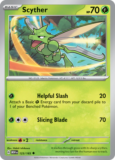 Scyther (123/165) [Scarlet & Violet 151]