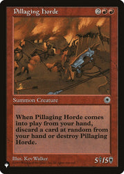 Pillaging Horde [The List]