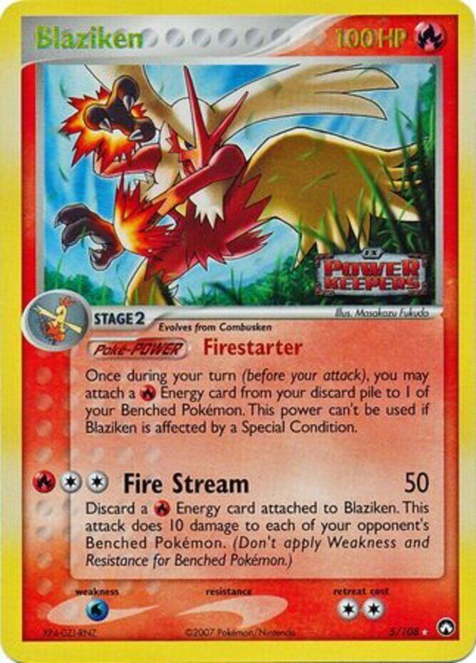 Blaziken (5/108) (Stamped) [EX: Power Keepers]