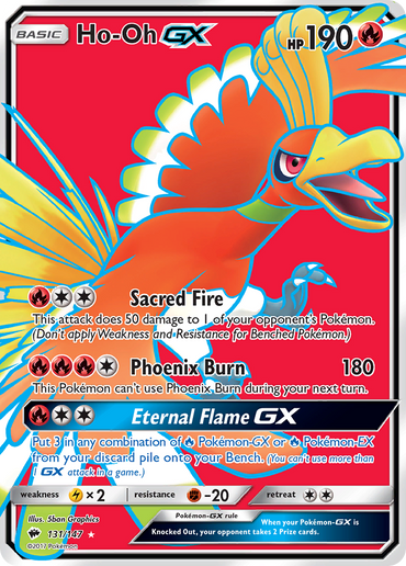 Ho-Oh GX (131/147) [Sun & Moon: Burning Shadows]