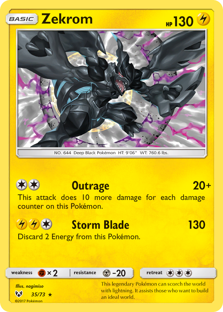 Zekrom (35/73) [Sun & Moon: Shining Legends]