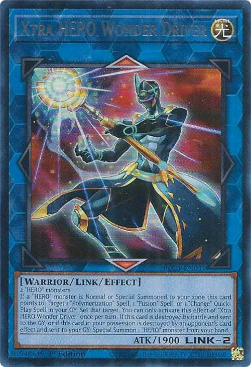 Xtra HERO Wonder Driver (Silver) [BLC1-EN031] Ultra Rare