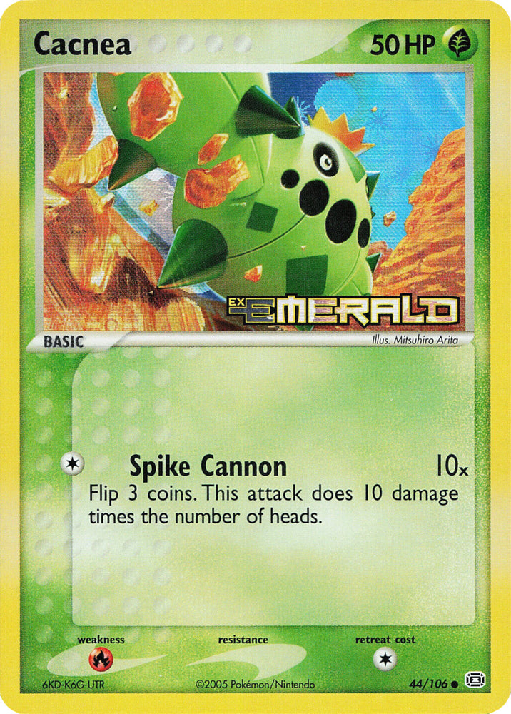 Cacnea (44/106) (Stamped) [EX: Emerald]