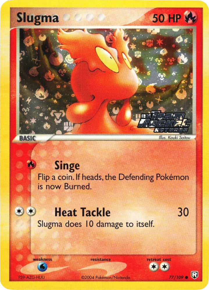 Slugma (77/109) (Stamped) [EX: Team Rocket Returns]