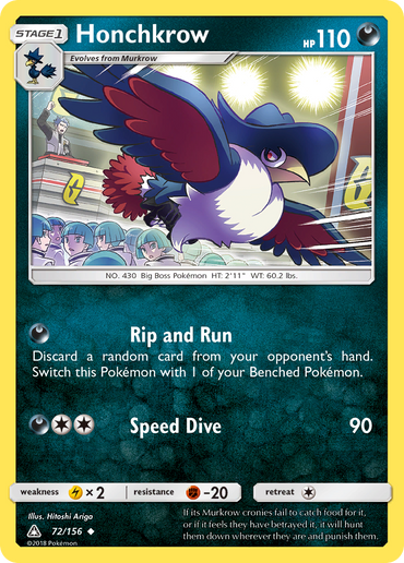 Honchkrow (72/156) [Sun & Moon: Ultra Prism]